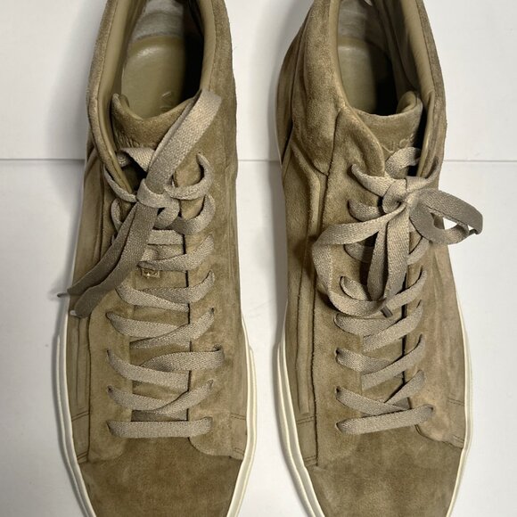 VINCE Men's Mid Top Tan Sneakers Trainers Athletic Shoes US Size 11.5 - Picture 13 of 13